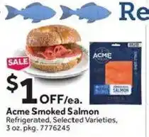 Stop&Shop Acme Smoked Salmon offer