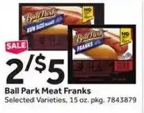 Stop&Shop Ball Park Meat Franks offer
