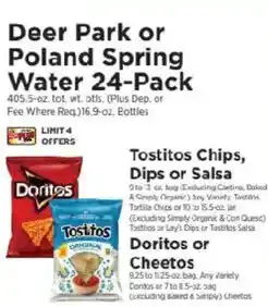 ShopRite Tostitos Chips, Dips or Salsa offer