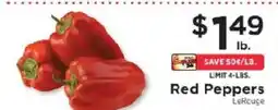 ShopRite Red Peppers offer