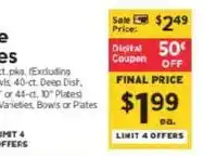 ShopRite Select Varieties offer