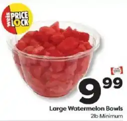 Weis Markets Weis Price Lock Large Watermelon Bowls offer