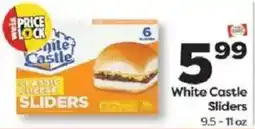 Weis Markets White Castle Sliders offer