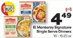 Weis Markets El Monterey Signature Single Serve Dinners offer