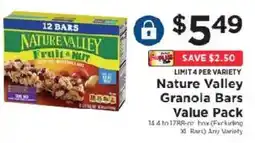 ShopRite Nature Valley Granola Bars offer