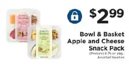 ShopRite Bowl & Basket Apple and Cheese Snack Pack offer