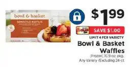 ShopRite Bowl & Basket Waffles offer