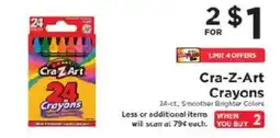 ShopRite Cra-Z-Art Crayons offer
