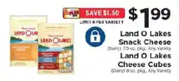 ShopRite Land O Lakes Snack Cheese offer