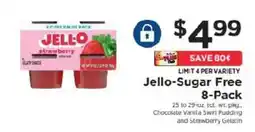 ShopRite Jello Jello-Sugar Free offer