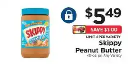 ShopRite Skippy Peanut Butter offer