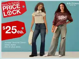 JC Penney Juniors' Arizona Denim offer