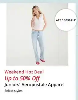 JC Penney Juniors' Aeropostale Apparel offer