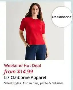 JC Penney Liz Claiborne Apparel offer