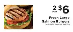 ShopRite Fresh Large Salmon Burgers offer