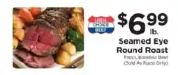 ShopRite Usda choice beef seamed eye round roast offer