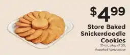 ShopRite Store Baked Snickerdoodle Cookies offer