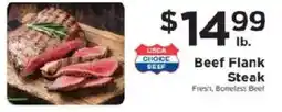 ShopRite Usda choice beef beef flank steak offer