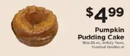 ShopRite Pumpkin Pudding Cake offer