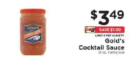 ShopRite Gold's Cocktail Sauce offer