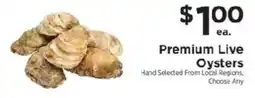 ShopRite Premium Live Oysters offer