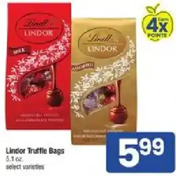 Star Market Lindor Truffle Bags offer