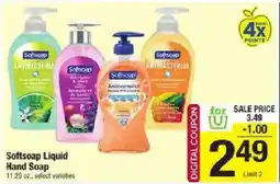 Star Market Softsoap Liquid Hand Soap offer