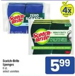Star Market Scotch-Brite sponges offer
