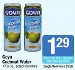 Star Market Goya Coconut Water offer