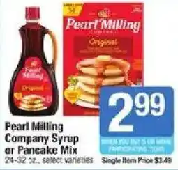 Star Market Pearl Milling Company Syrup or Pancake Mix offer