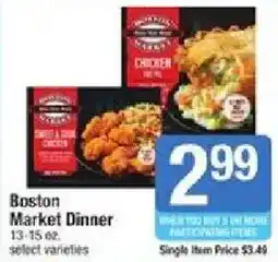Star Market Boston Market Dinner offer