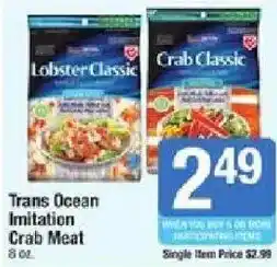 Star Market Trans Ocean Imitation Crab Meat offer