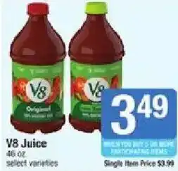 Star Market V8 Juice offer