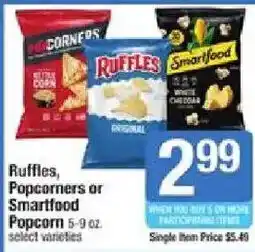 Star Market Ruffles, Popcorners or Smartfood Popcorn offer