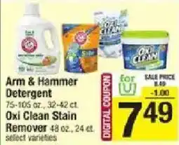 Star Market Arm & Hammer Detergent offer