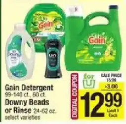 Star Market Gain Detergent or Downy Beads or Rinse offer