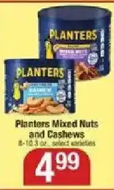 Star Market Planters Mixed Nuts and Cashews offer