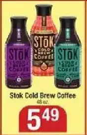 Star Market Stok Cold Brew Coffee offer