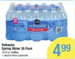 Star Market Refreshe spring water offer