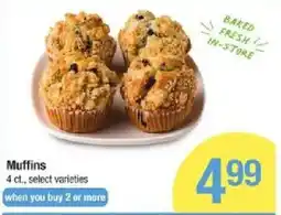 Star Market Muffins offer
