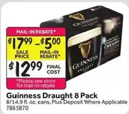 Stop&Shop Guinness Draught offer