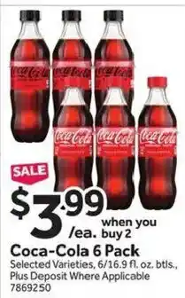 Stop&Shop Coca-Cola 6 Pack offer