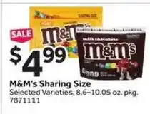Stop&Shop M&M's Sharing Size offer