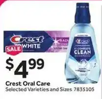 Stop&Shop Crest Oral Care offer
