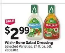 Stop&Shop Wish-Bone Salad Dressing offer