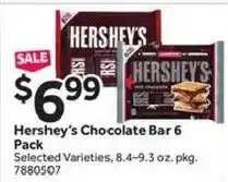 Stop&Shop Hershey's Chocolate Bar offer