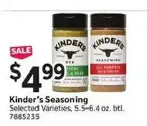 Stop&Shop Kinder's Seasoning offer