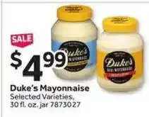 Stop&Shop Duke's Mayonnaise offer