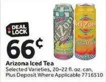 Stop&Shop Arizona Iced Tea offer