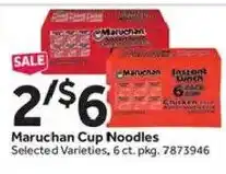 Stop&Shop Maruchan Cup Noodles offer